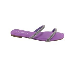 Cute Vegan Beach Wedding Casual Berness Jewelry Sandals Cassie Purple 9M 3080
